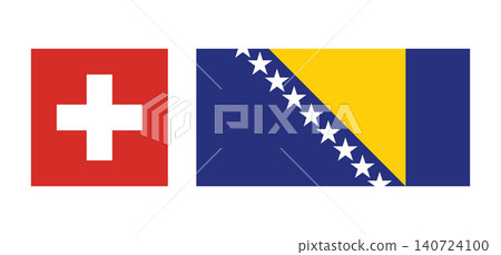World Cup 2026 group B teams flags Switzerland - Bosnia and Herzegovina 140724100
