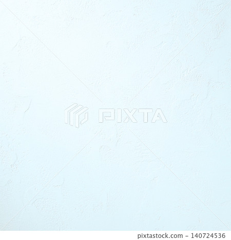 Square background image b: A bright, light blue light shines on a plaster wall with visible trowel marks. 140724536