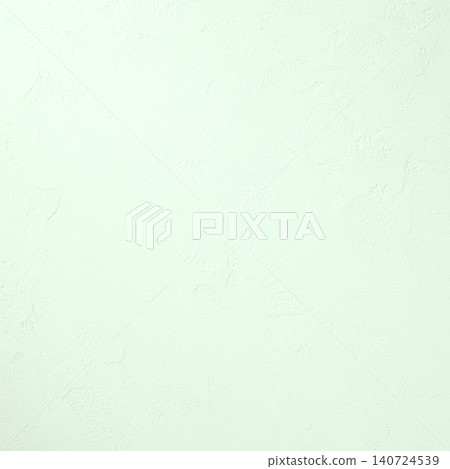 Square background image b: A bright light green illuminates a plaster wall with visible trowel marks. 140724539