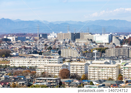 [Tokyo] Scenery of a suburban residential area 140724712