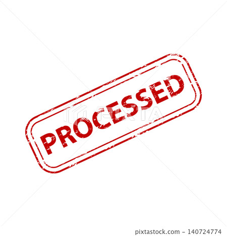 Red processed vector illustration with distressed diagonal Red processed vector illustration with distressed diagonal 140724774