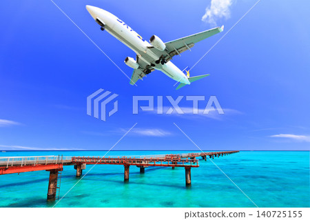 [Okinawa Prefecture] Landing scene at 17END on Shimoji Island (Miyako Island) 140725155