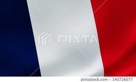 Flag Of France, 3d render national flag for European country identity concept, traditional patriotism culture background, state symbol and glossy textile illustration. Flag Of France, 3d render national flag for European country identity concept, traditional patriotism culture background, state symbol and glossy textile illustration. 140726077