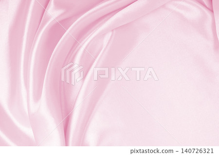 Smooth elegant pink silk or satin texture as wedding background. Luxurious background design 140726321