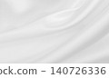 Smooth elegant white silk or satin luxury cloth texture as wedding background. Luxurious background design 140726336
