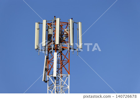 Cellular network tower providing wireless communication services Cellular network tower providing wireless communication services 140726678
