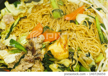 蔬菜肉炒麵 蔬菜肉炒麵 140726850