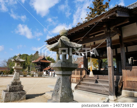 白市和土宮神社的街景(廣島縣東廣島市) 白市和土宮神社的街景(廣島縣東廣島市) 140726917
