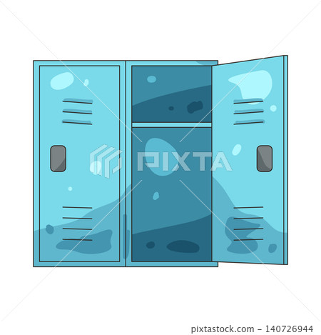 Illustration of locker Illustration of locker 140726944