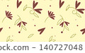 A cheerful floral pattern on a light background  140727048