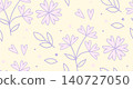 seamless floral background with pink flowers. 140727050