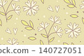 vector seamless pattern with camomile flowers 140727051