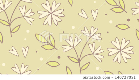 vector seamless pattern with camomile flowers vector seamless pattern with camomile flowers 140727051