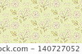 A lovely seamless floral pattern featuring chamomile  140727052