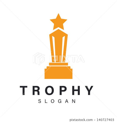 Star Trophy Award Logo with Minimalist Achievement Symbol for Excellence and Recognition Star Trophy Award Logo with Minimalist Achievement Symbol for Excellence and Recognition 140727403