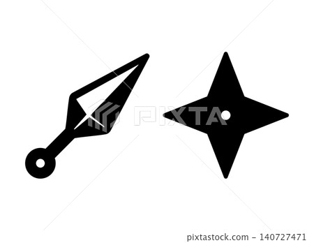 Kunai, Shuriken, Icon 140727471