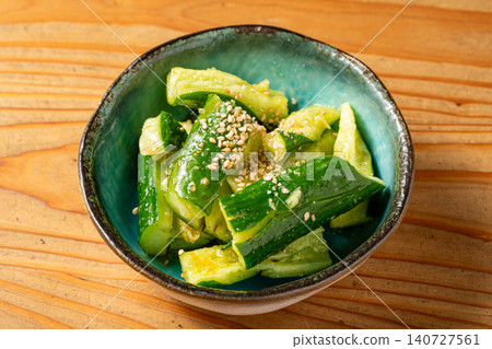 A spicy cucumber that's perfect as a snack and will whet your appetite. A spicy cucumber that's perfect as a snack and will whet your appetite. 140727561