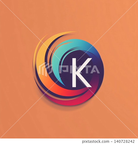 company logo icon element template alphabet letter k orange blue circle glossy design company logo icon element template alphabet letter k orange blue circle glossy design 140728242