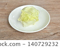 Iceberg or crisphead lettuce fresh vegetable salad on plate 140729232