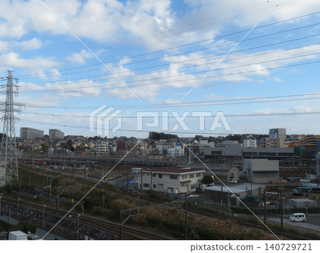 鐵路沿線景觀：小田急電鐵海老名車輛段 140729721