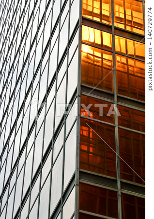 Windows of business building. Modern city building. Building abstract.  Building background. 140729774