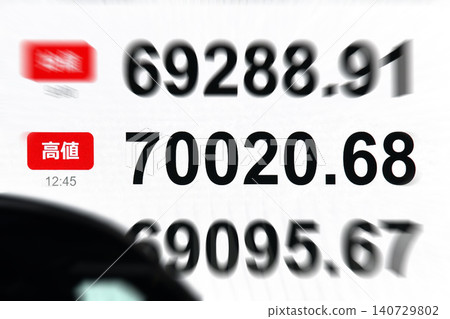 東京都會區股價首度突破7萬日圓大關,達70020.68日圓。該股股價/收盤價連續第二天創下歷史新高。 東京都會區股價首度突破7萬日圓大關,達70020.68日圓。該股股價/收盤價連續第二天創下歷史新高。 140729802