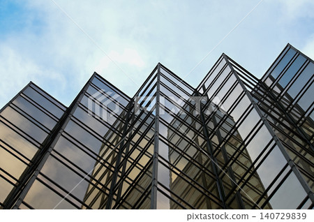 Exterior of modern architecture, modern city building. Modern architecture abstract background, building abstract. Exterior of modern architecture, modern city building. Modern architecture abstract background, building abstract. 140729839