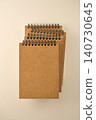 Spring notebook on a simple background. 140730645