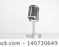 Antique microphone on a simple background. 140730649