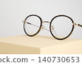 High-end glasses on a simple background. 140730653
