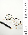 High-end glasses on a simple background. 140730654