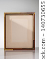 Wooden frame on a simple background. 140730655