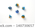 Various dice on a simple background. 140730657