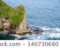 The sheer cliffs and Pacific Ocean of Ubara Ideal Village, Katsuura City, Chiba Prefecture 140730680