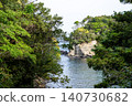 The sheer cliffs and Pacific Ocean of Ubara Ideal Village, Katsuura City, Chiba Prefecture 140730682