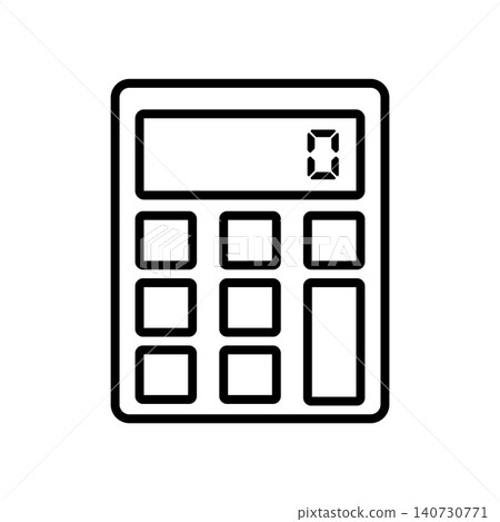 calculator icon vector design template 140730771