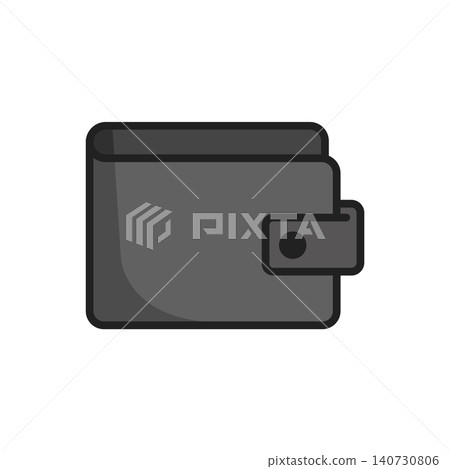 wallet icon vector design template 140730806