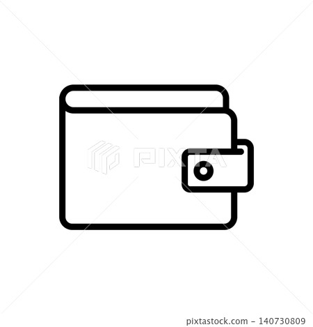 wallet icon vector design template 140730809