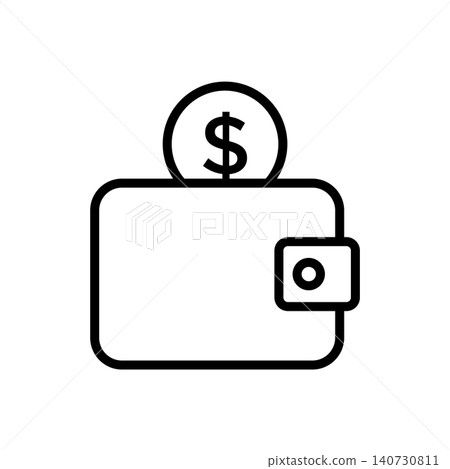 wallet icon vector design template wallet icon vector design template 140730811
