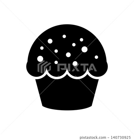 cupcake icon vector design template 140730925
