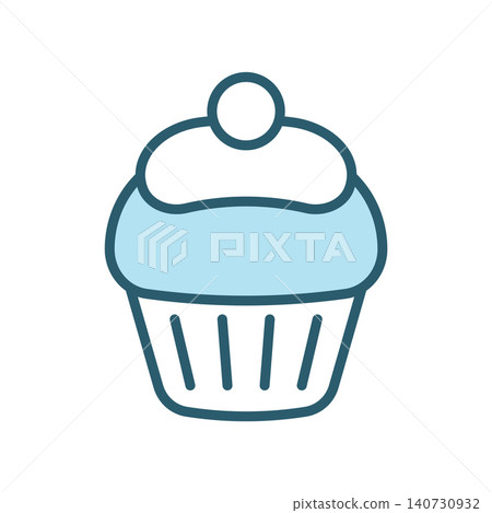 cupcake icon vector design template 140730932