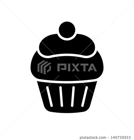 cupcake icon vector design template 140730933