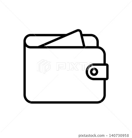 Wallet icon vector design templates 140730958