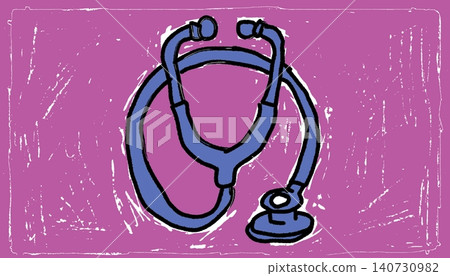 Purple Medical Stethoscope Pop Art Illustration for Pediatric Health App Design Purple Medical Stethoscope Pop Art Illustration for Pediatric Health App Design 140730982
