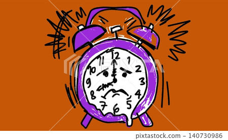 Ringing Alarm Clock Sketch Illustration for Productivity Articles Ringing Alarm Clock Sketch Illustration for Productivity Articles 140730986