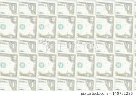 Blurred pattern of banknotes in denominations of one, two dollars Blurred pattern of banknotes in denominations of one, two dollars 140731286