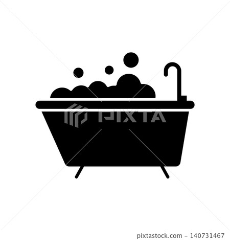 Bathtub icon vector design templates simple and modern concept Bathtub icon vector design templates simple and modern concept 140731467