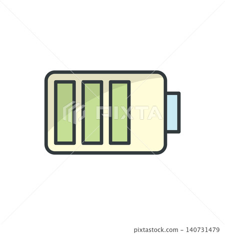 Battery icon vector design element templates simple 140731479