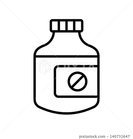 Pill Bottle icon vector design templates Pill Bottle icon vector design templates 140731647