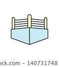 Boxing ring icon vector design templates simple and modern 140731748